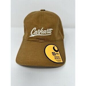 NWT Carhartt Women’s Canvas Hat Script Buckle Adjustable Strapback Cap